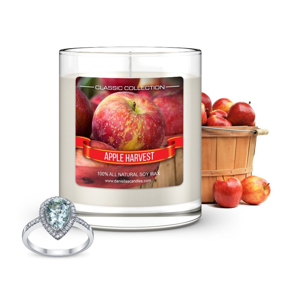 Apple Harvest Jewelry Candle, Ring Size 7